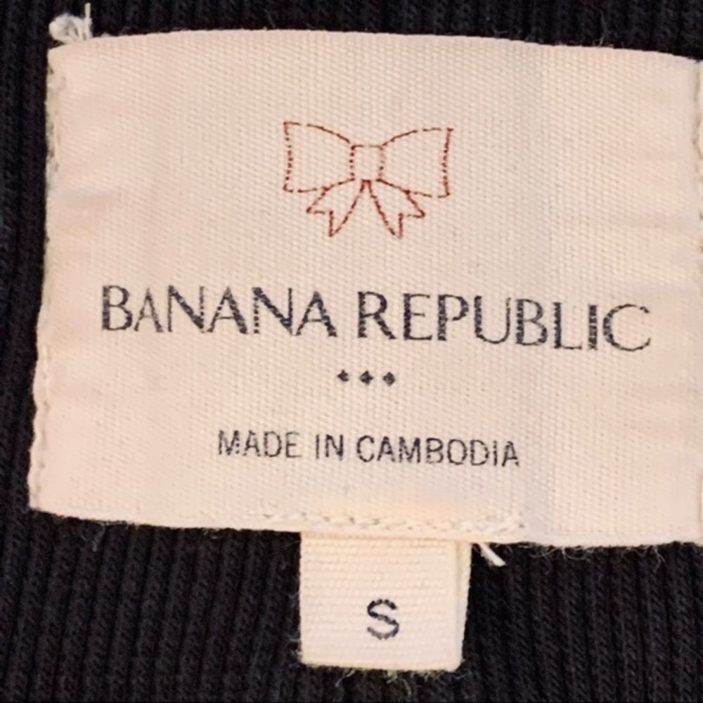 Banana Republic‎ Black Cotton Capris S - Picture 2 of 8